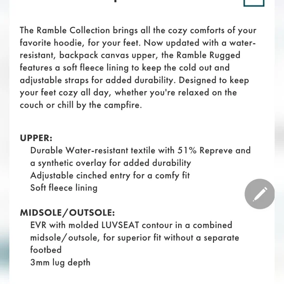 NWT Chaco Ramble Puff Mens 11.5 Hi Viz Green Fleece Lined - Picture 8 of 9